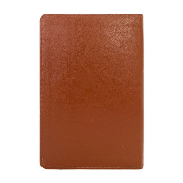 Foto Bíblia NVT - Letra Grande - Capa Luxo Marrom Cruz