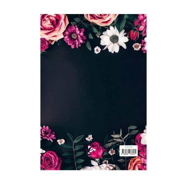 Foto Harpa Letra Gigante Capa Brochura Floral Pink