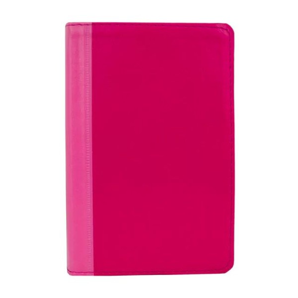 Foto Bíblia KJA 400 Anos - Letra Hipergigante - Capa Luxo Pink Bicolor