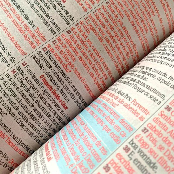 Foto Bíblia ARC Letra Hipergigante Com Textos Coloridos, Harpa E Corinhos - Capa Luxo Rose