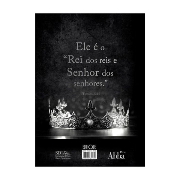 Foto Bíblia De Estudo KJA - Letra Hipergigante - Capa Rei Dos Reis