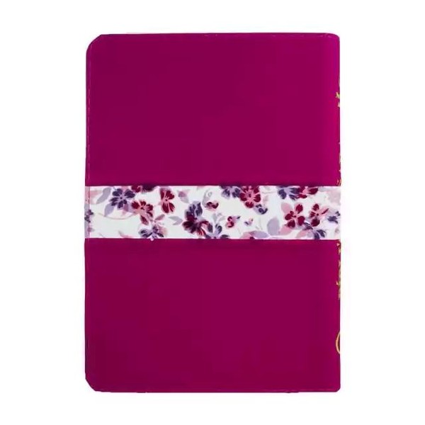 Foto Bíblia NAA Média Tricolor Ziper Pink Rygu