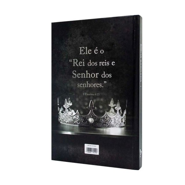 Foto Bíblia Sagrada RC Harpa Avivada E Corinhos Média Capa Dura Leão Rei Dos Reis
