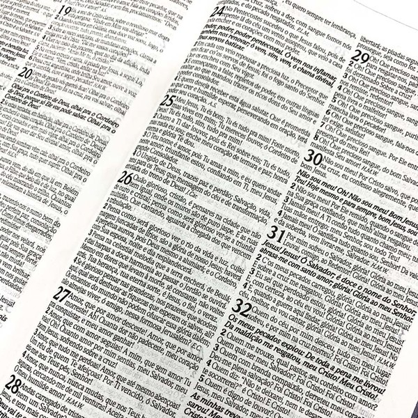 Foto Bíblia Sagrada RC Harpa Avivada E Corinhos Média Capa Dura Floral Pink