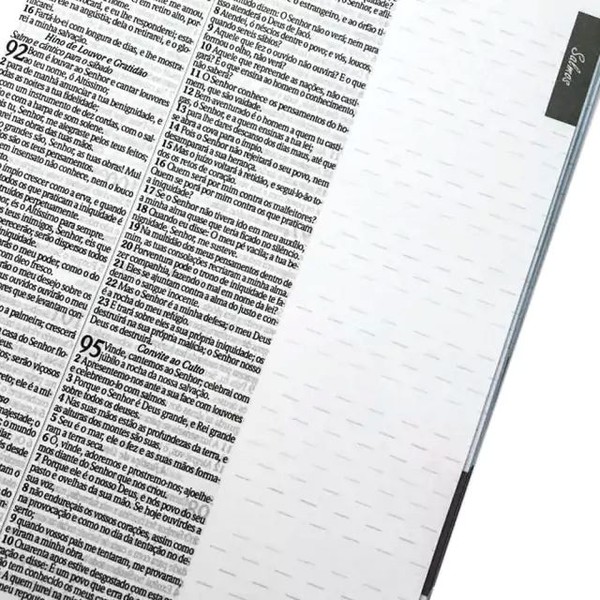 Foto Bíblia Sagrada Com Espaço Para Anotações Harpa Avivada E Corinhos Flores Pink