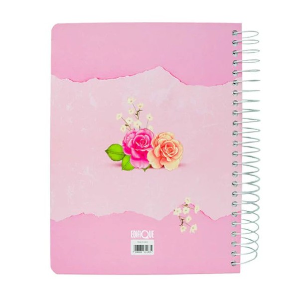 Foto Bíblia Sagrada Com Espaço Para Anotações Harpa Avivada E Corinhos Rosa Flores