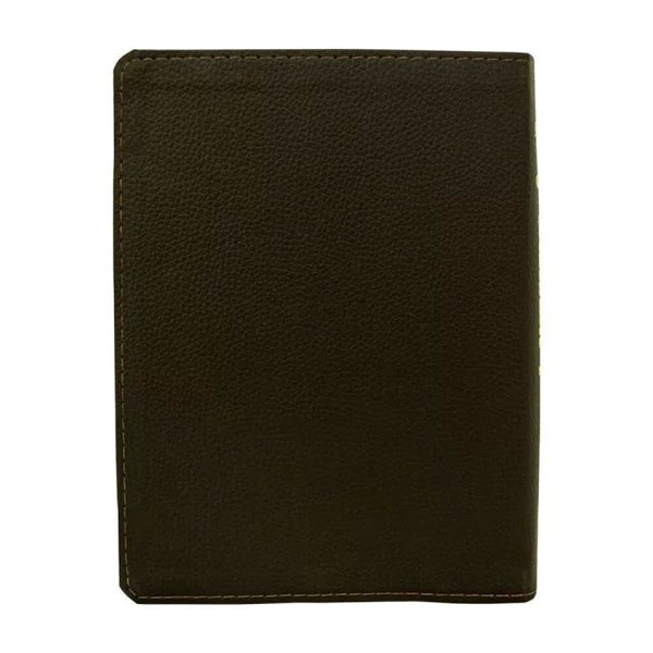 Foto Bíblia ARC Letra Jumbo Com Harpa Avivada e Corinhos - Capa Luxo Marrom Escuro