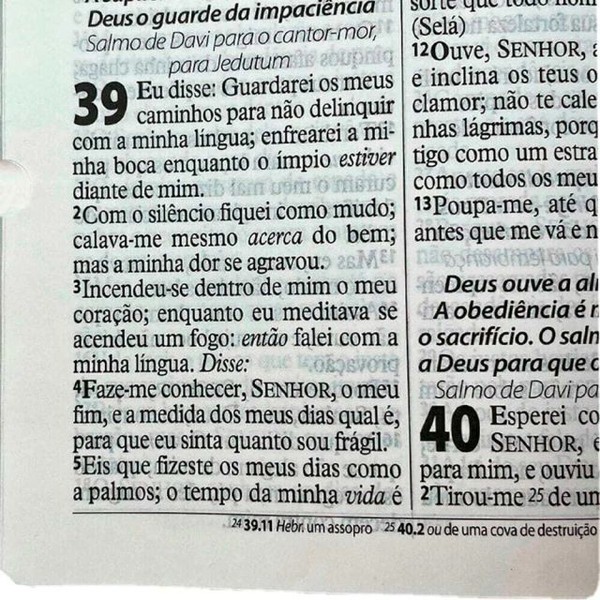 Foto Bíblia Sagrada RC Com Índice - Letra Gigante - Capa Luxo Preta