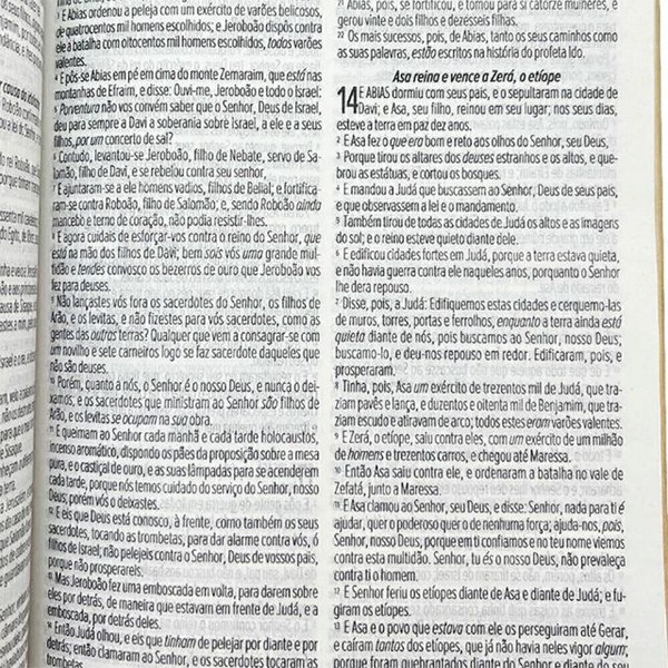 Foto Bíblia Sagrada RC Slim Média - Luxo Pink