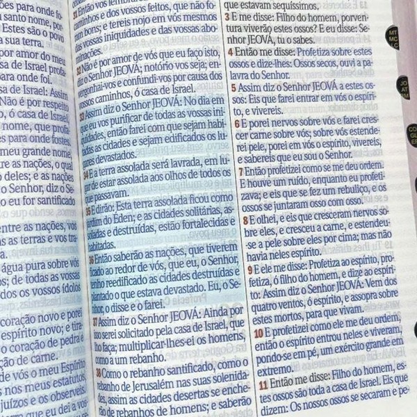 Foto Bíblia Sagrada Letra Hipergigante Harpa Avivada E Corinhos - Carteira Pink