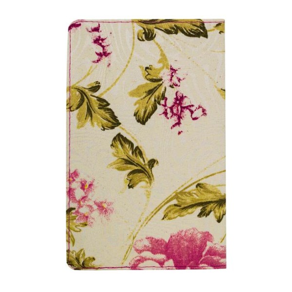 Foto Bíblia Sagrada NVT Plena Primavera Duotone - Capa Luxo Tecido e Rosa