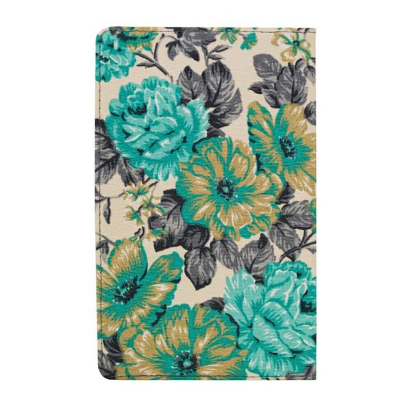 Foto Bíblia Sagrada NVT Plena Primavera Duotone - Capa Luxo Tecido Verde e Cinza