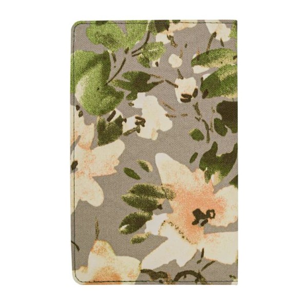 Foto Bíblia Sagrada NVT Plena Primavera Duotone - Capa Luxo Tecido Verde Cruz Branca