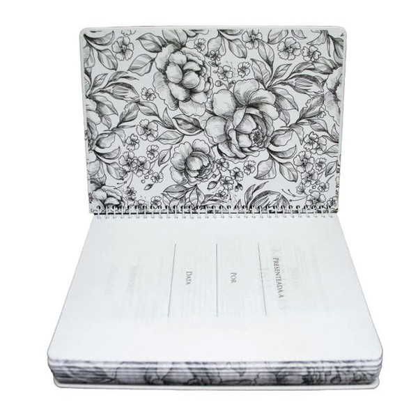 Foto Bíblia King James 1611 Com Espaço Para Anotações Flores Aquarela