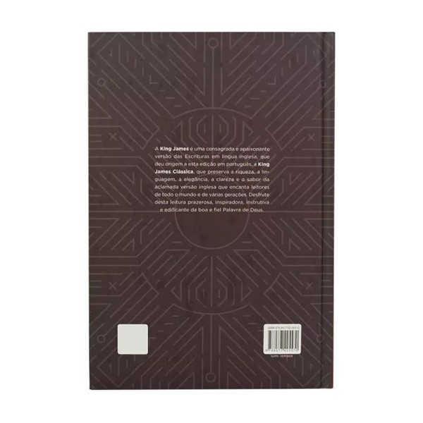 Foto Bíblia Sagrada Versão King James - Letra Extragrande - Capa Dura Modelo: Verdade