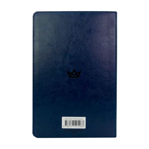 Foto Bíblia Sagrada King James Clássica - Ultrafina Capa Luxo Azul