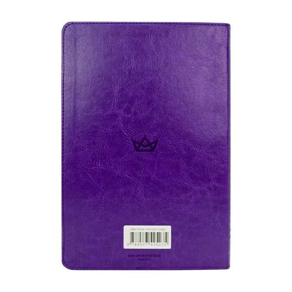 Foto Bíblia Sagrada King James Clássica - Ultrafina Capa Luxo Lilás