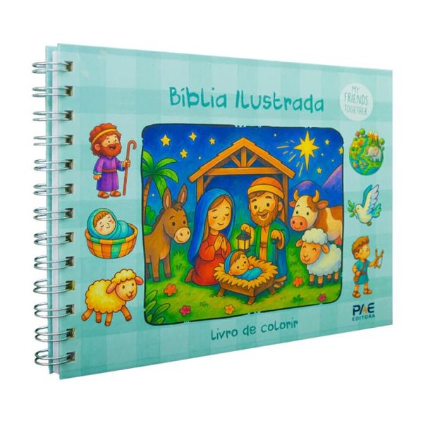 Foto Livro Infantil Para Colorir - Bíblia Ilustrada - Cute & Comfy