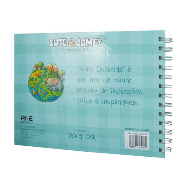 Foto Livro Infantil Para Colorir - Bíblia Ilustrada - Cute & Comfy