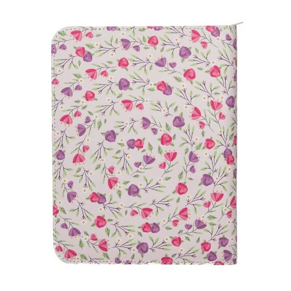 Foto Planner Meu Plano Perfeito - Capa Couro Soft Romântica Com Flores