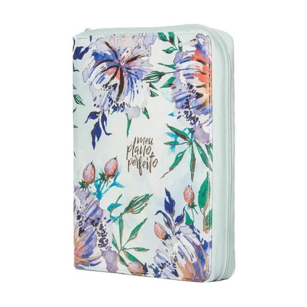 Foto Planner Meu Plano Perfeito - Capa Couro Soft Aquarela