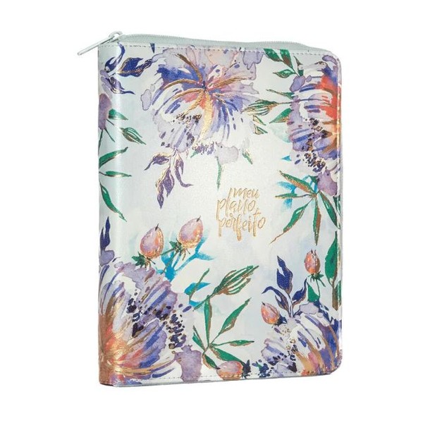 Foto Planner Meu Plano Perfeito - Capa Couro Soft Aquarela