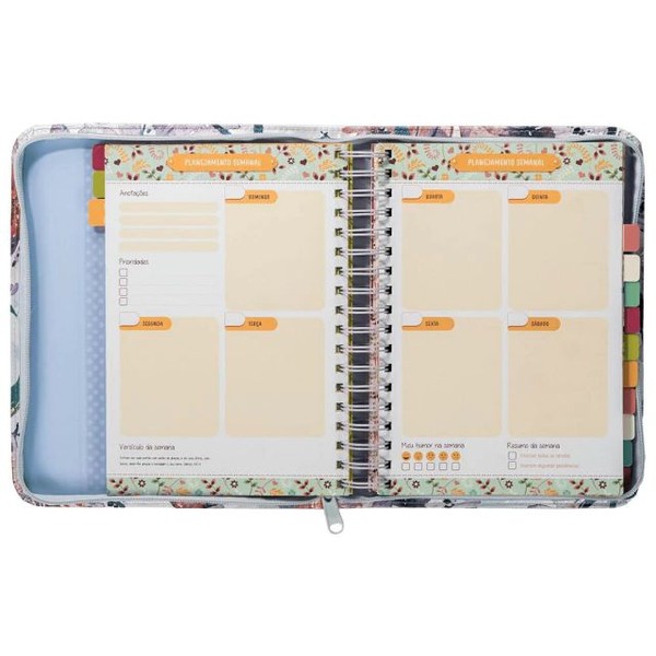 Foto Planner Meu Plano Perfeito - Capa Couro Soft Aquarela