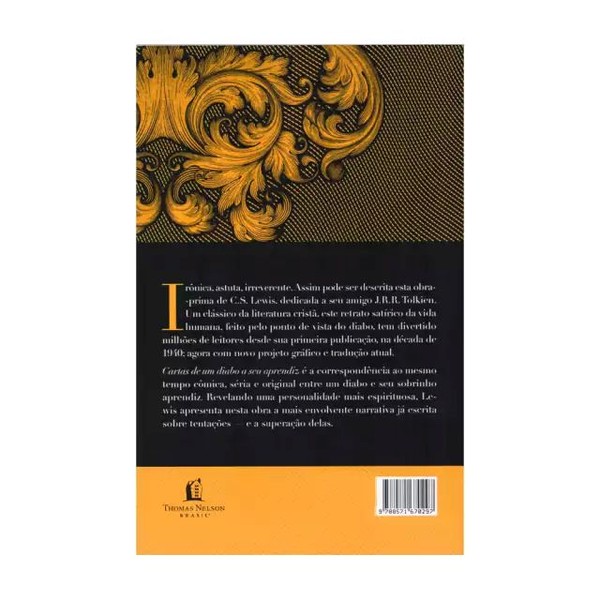 Foto Cartas De Um Diabo A Seu Aprendiz - C. S. Lewis - Brochura