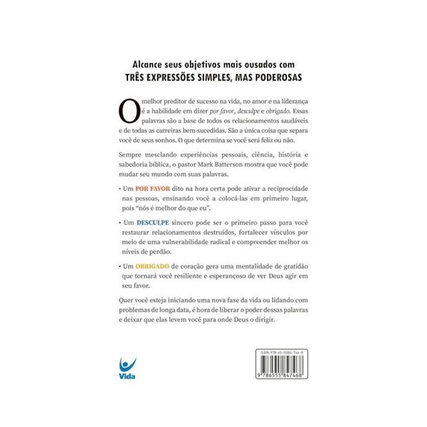 Foto Por Favor, Desculpe, Obrigado: Palavras Que Mudam Tudo - Mark Batterson