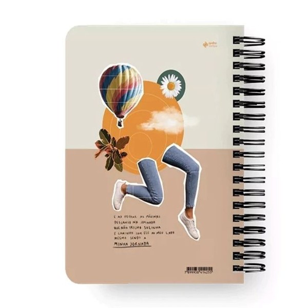 Foto Planner Minha Jornada Colagem Bege