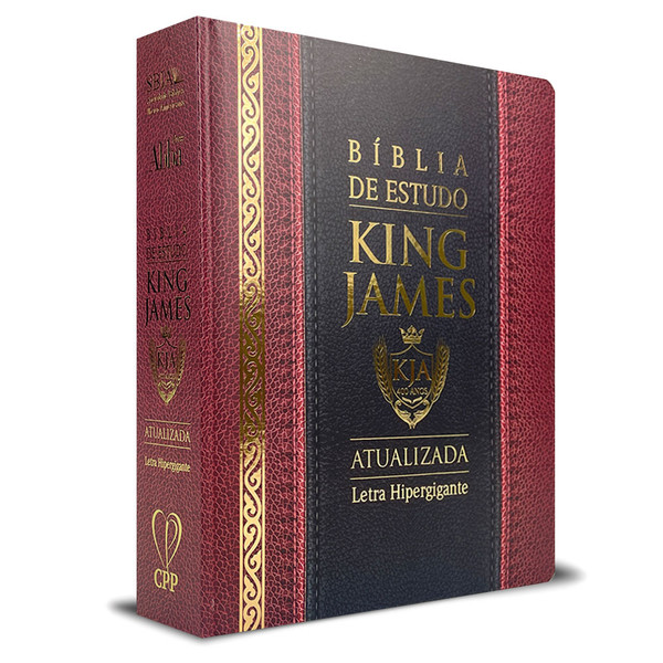 Foto Bíblia de Estudo King James Atualizada | Hipergigante | Full Collor | Capa Dura
