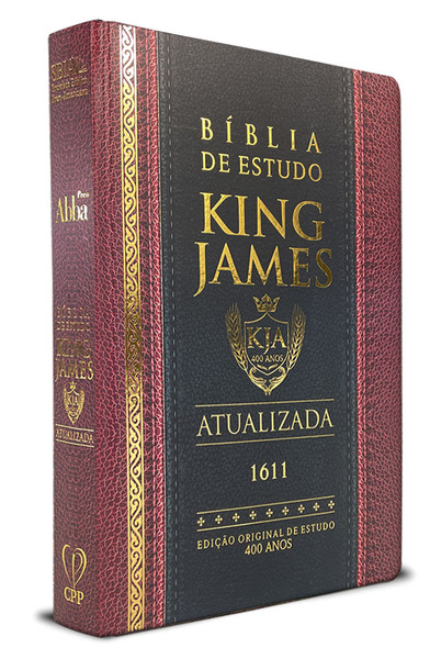 Foto Bíblia de Estudo King James Atualizada | Hipergigante | Full Collor | Capa Dura