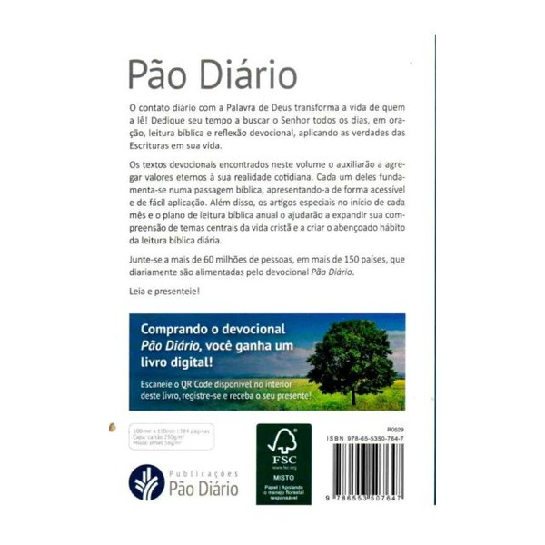 Foto Pão Diário 2026 Vol. 29 - Capa Bondade De Deus