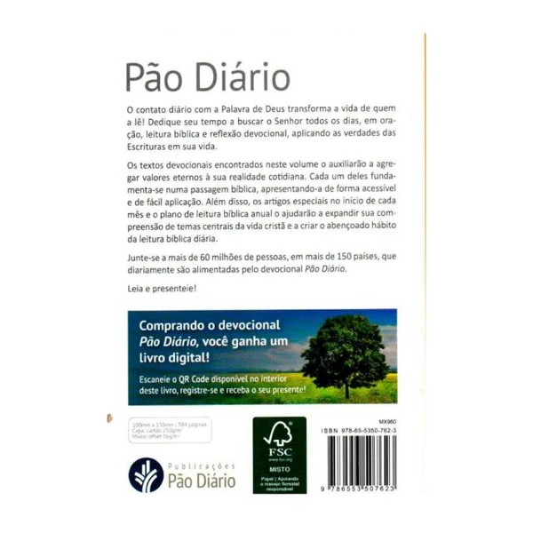 Foto Pão Diário 2026 Vol. 29 - Capa Permanecer