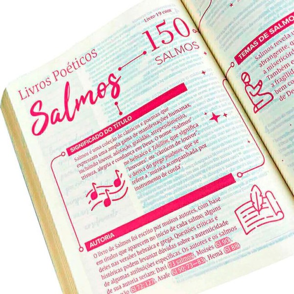 Foto Bíblia NAA Com Espaço Para Anotações - Coleção Mulheres Para Um Tempo Como Este