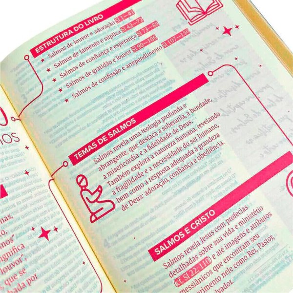 Foto Bíblia NAA Com Espaço Para Anotações - Coleção Mulheres Para Um Tempo Como Este