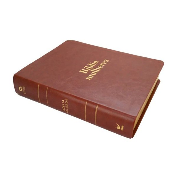 Foto Bíblia NAA Com Espaço Para Anotações - Coleção Mulheres Básica Marrom