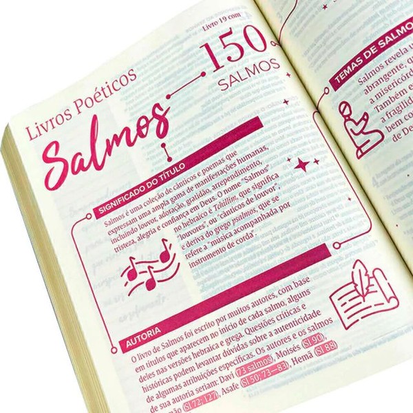 Foto Bíblia NAA Com Espaço Para Anotações - Coleção Mulheres Básica Marrom