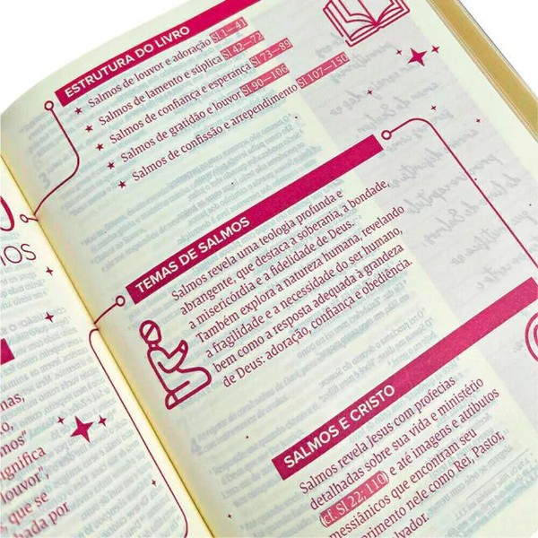 Foto Bíblia NAA Com Espaço Para Anotações - Coleção Mulheres Básica Marrom