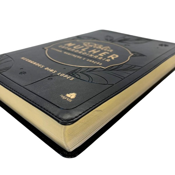 Foto Bíblia Mulher Extraordinária | Hernandes Dias Lopes | Capa Preta