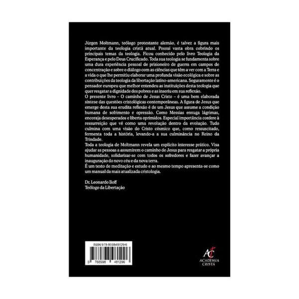 Foto O caminho de Jesus Cristo - Jurgen Moltmann