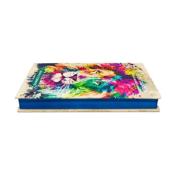 Foto Bíblia Sagrada RC Slim Capa Dura Com Harpa Avivada E Corinhos Lion Colors