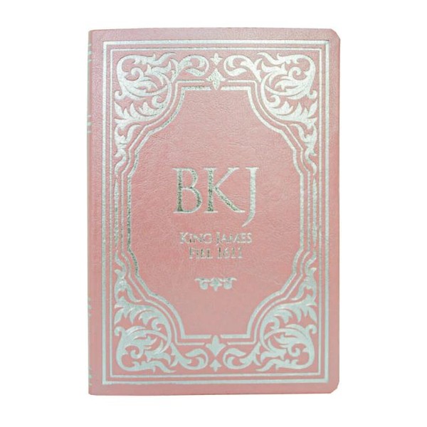 Foto Bíblia King James Fiel 1611 - Letra Extra Gigante - Capa Luxo Rose