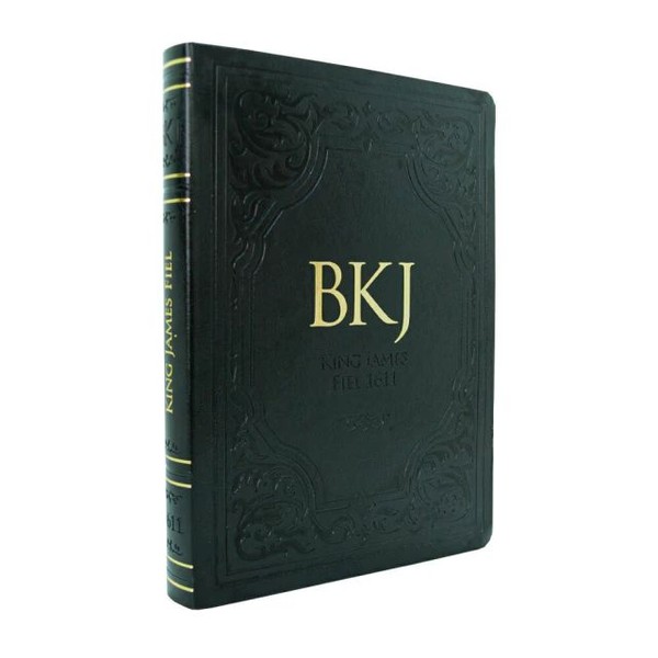 Foto Bíblia King James Fiel 1611 - Letra Extra Gigante - Capa Luxo Preta