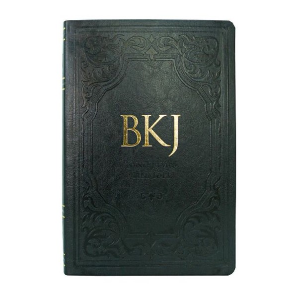 Foto Bíblia King James Fiel 1611 - Letra Extra Gigante - Capa Luxo Preta