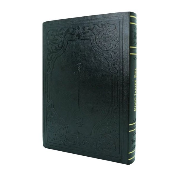 Foto Bíblia King James Fiel 1611 - Letra Extra Gigante - Capa Luxo Preta