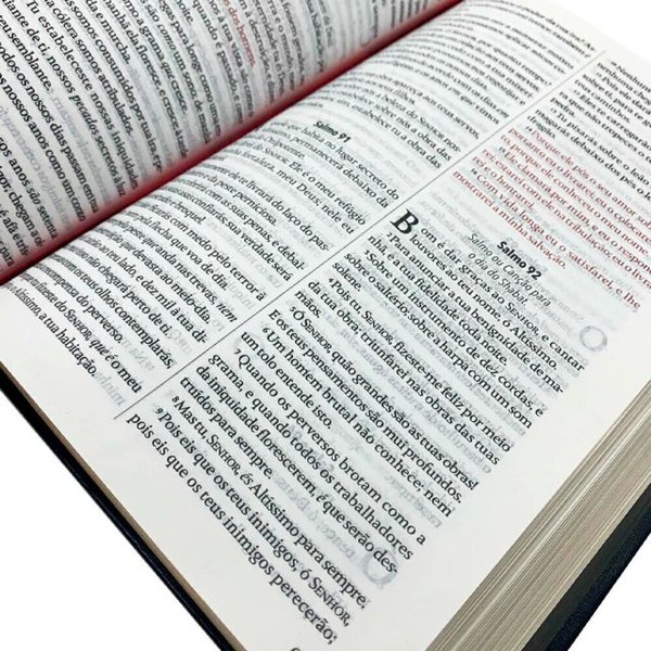 Foto Bíblia King James Fiel 1611 - Letra Extra Gigante - Capa Luxo Preta
