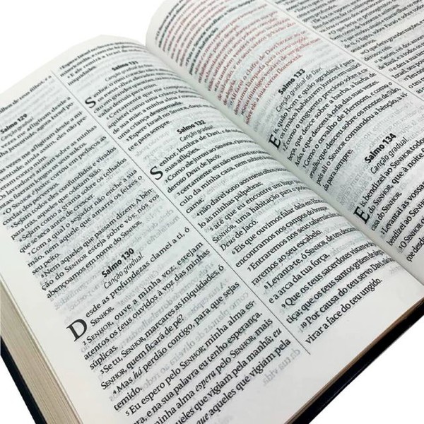 Foto Bíblia King James Fiel 1611 - Letra Extra Gigante - Capa Luxo Preta