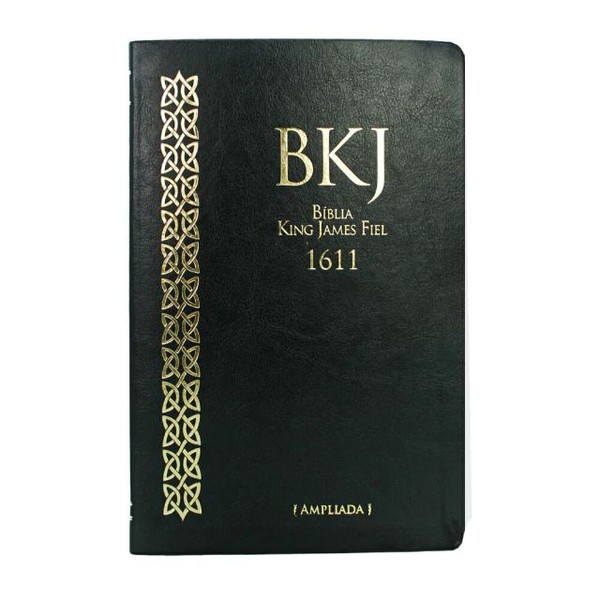 Foto Bíblia King James 1611 - Ultrafina Ampliada - Capa Preta