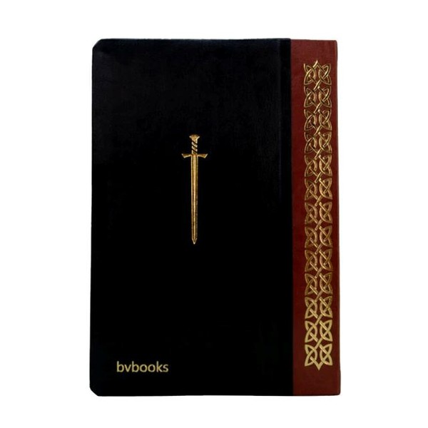 Foto Bíblia King James 1611 - Ultrafina Ampliada - Capa Marrom e Preta